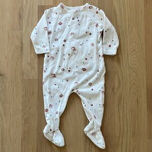 Bonpoint Planet Print Footie Made in Portugal size 3M